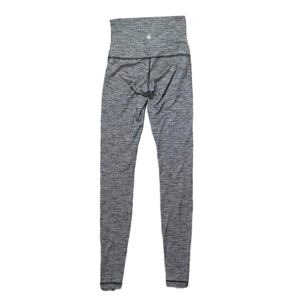 Lululemon Wunder Under Leggings Gray Size 2 - Picture 3 of 5